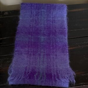 Purple Fuzzy Scarf Excellent Condition